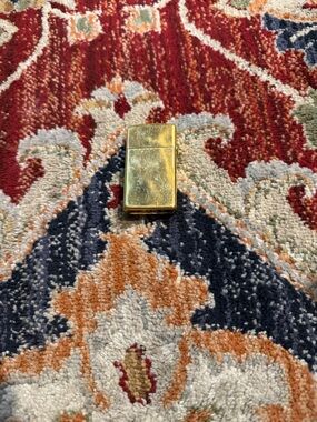 Zippo Mini Lighter Vintage Rare Gold Tone